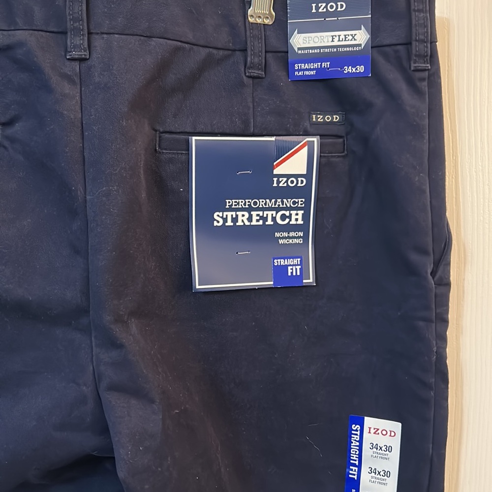 Brand new with tags Izod men’s trousers - Picture 2 of 7